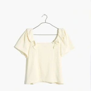 Madewell ruffled top